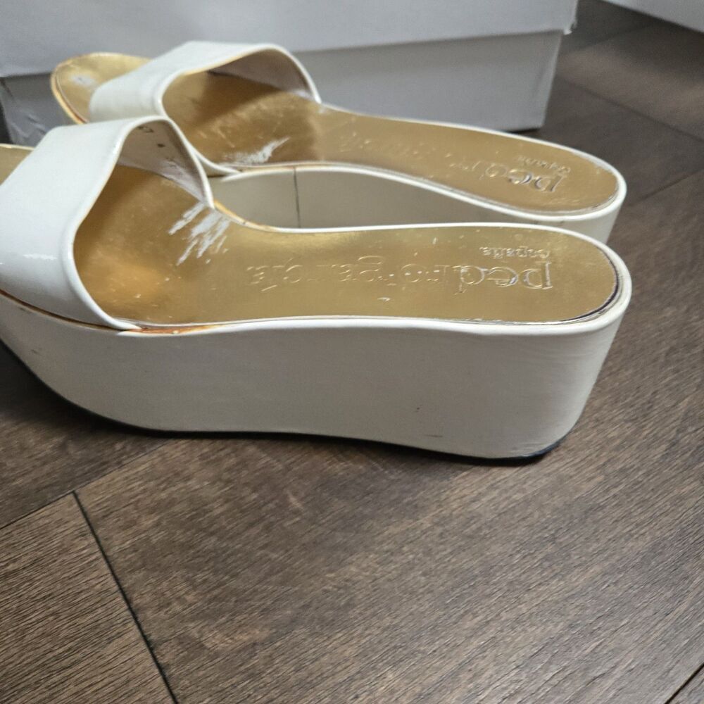 Pedro Garcia Women's Platform Sandal Shoes Slides Size 38.5 8.5 - Picture 4 of 8